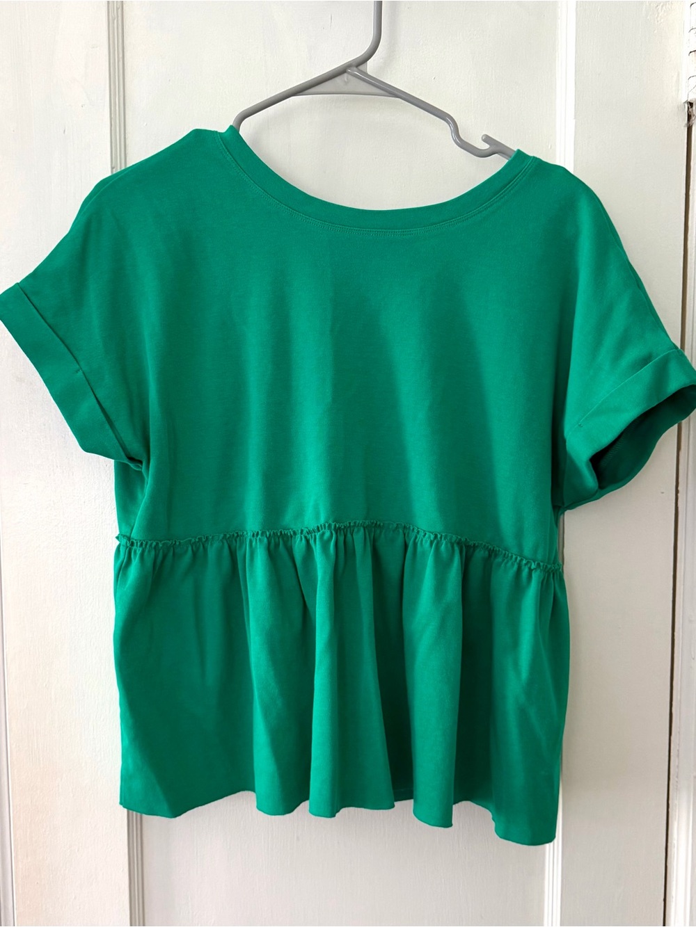 Pink Lily Peplum Top